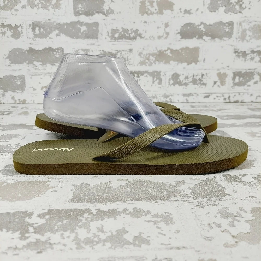 Abound Green Flip Flops Slippers Sandals V628